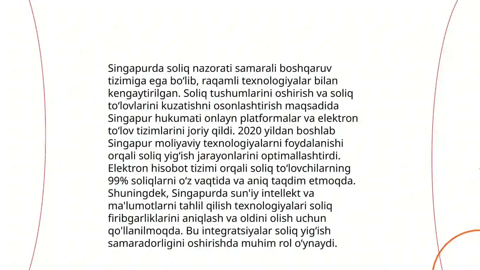 Xorijiy mamlakatlarda soliq tekshiruvlari. Singapur Irlandiya tajribasi 4