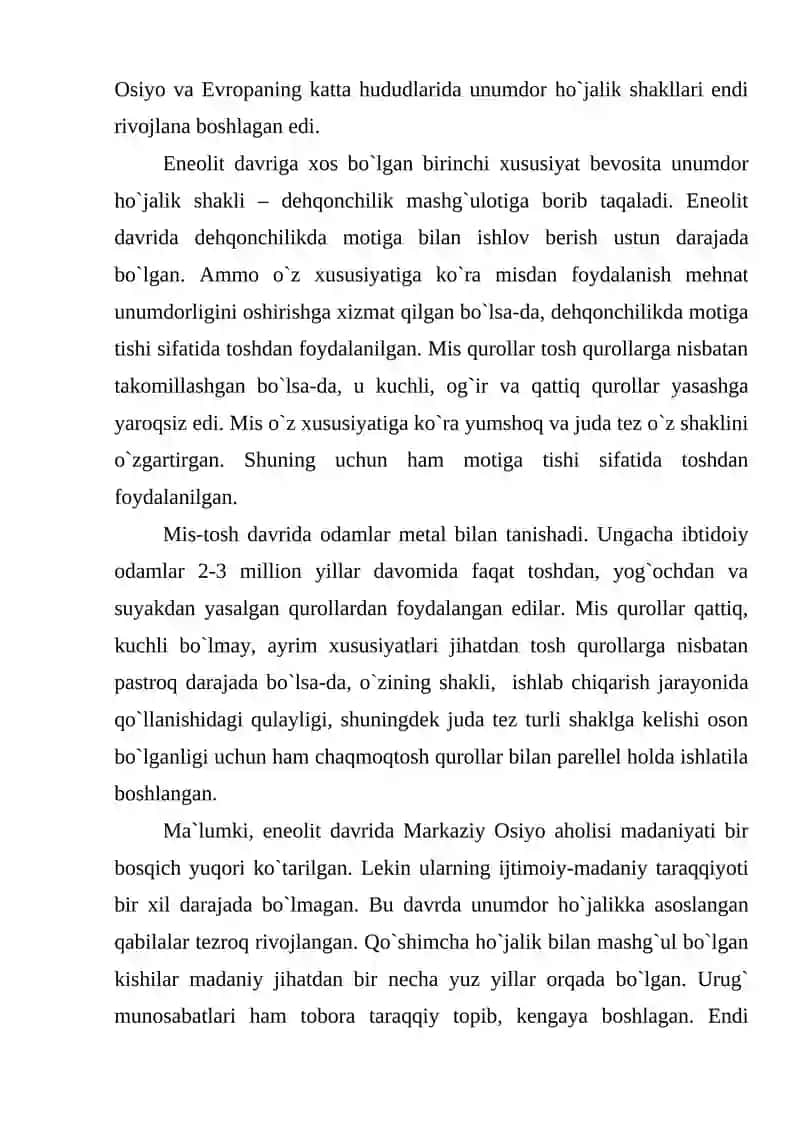 Eneolit (mis-tosh) davri 4