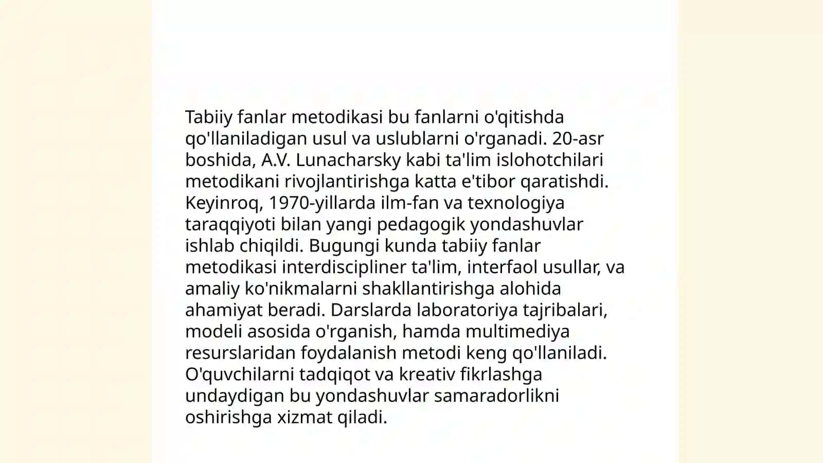 Tabiiy fanlar nazariyasi va metodikasining predmeti maqsadi va vazifalari hamda tadqiqot 4