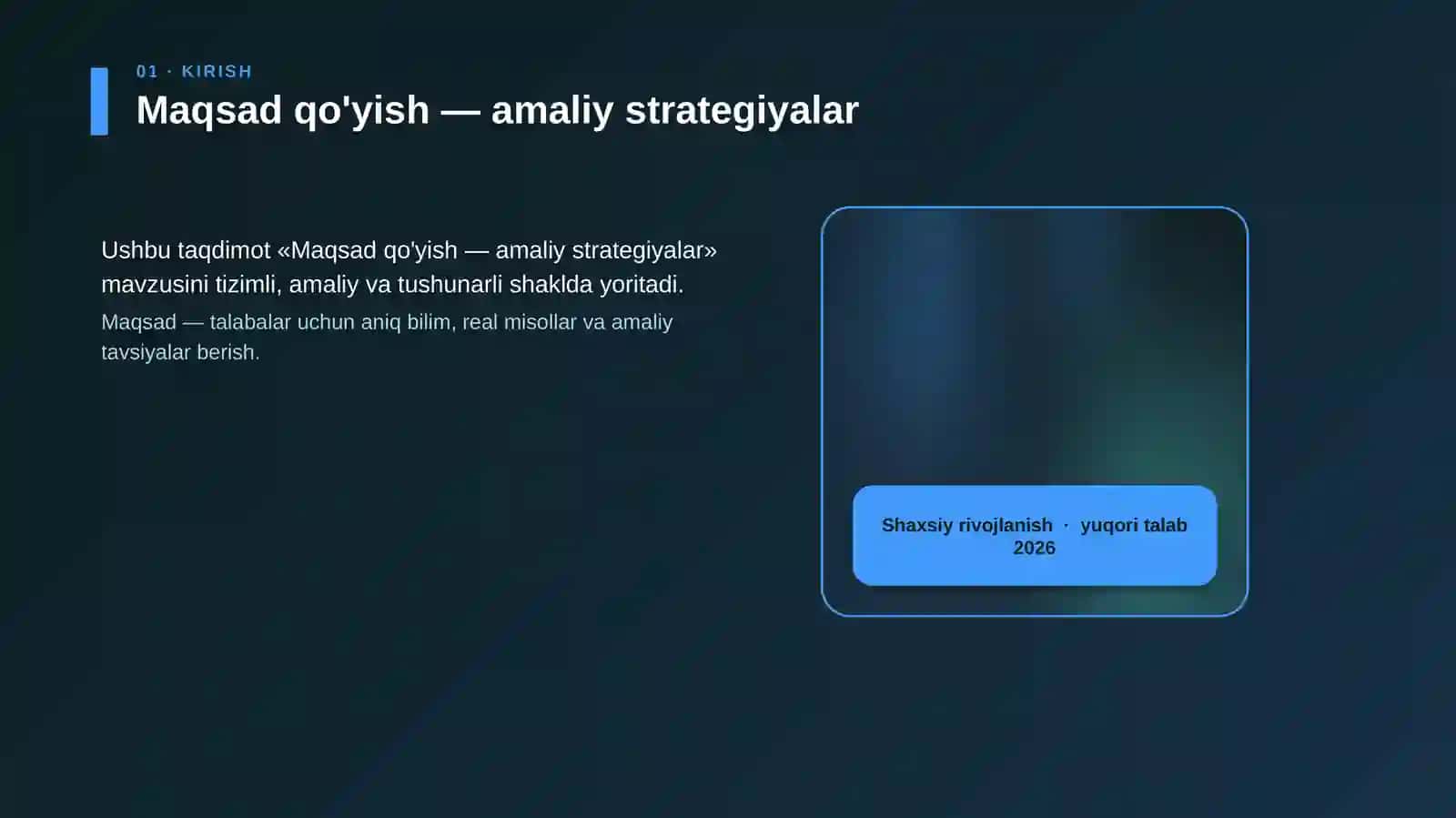 Maqsad qo'yish — amaliy strategiyalar 4