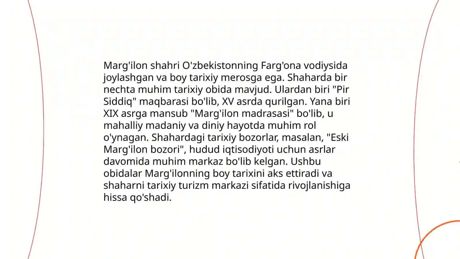Farg'ona viloyati turistik salohiyati 4