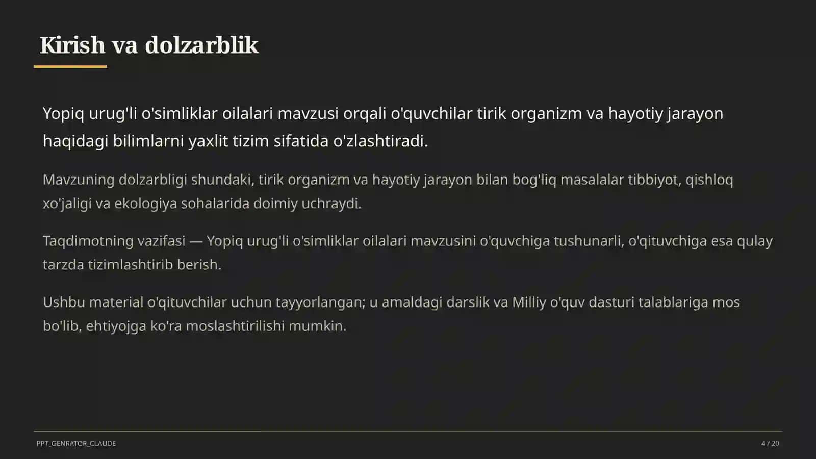 Yopiq urug'li o'simliklar oilalari (6-sinf) 4