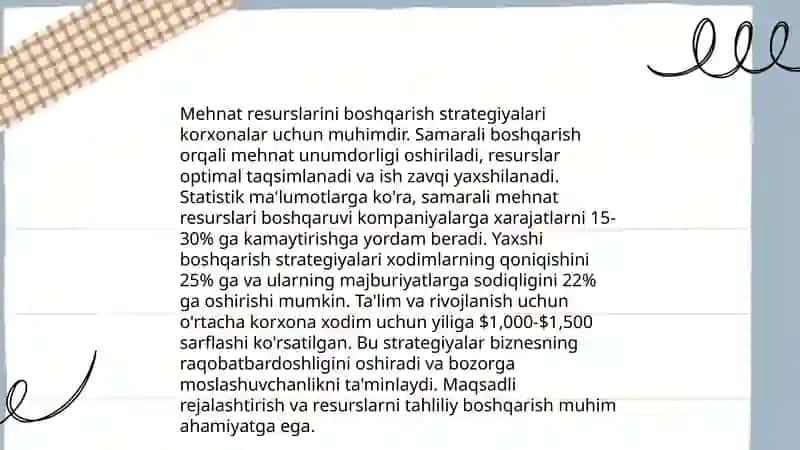 Iqtisodiy subyektlarning mehnat resurslari tarkibi va ularning dinamikasi tahlili 4