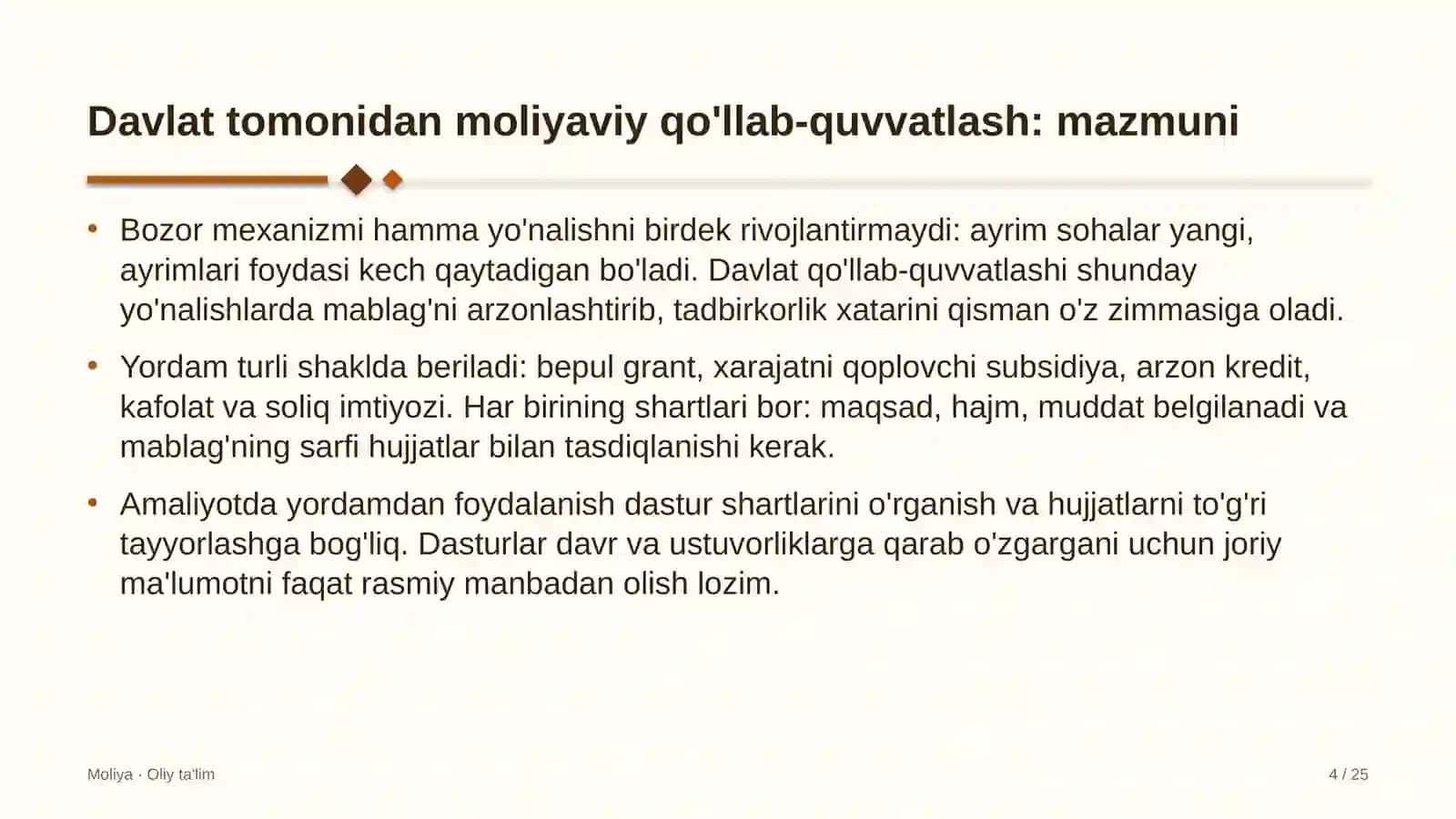 qon quyish markazlarida davlat tomonidan moliyaviy qo'llab quvvatlash 6839 4