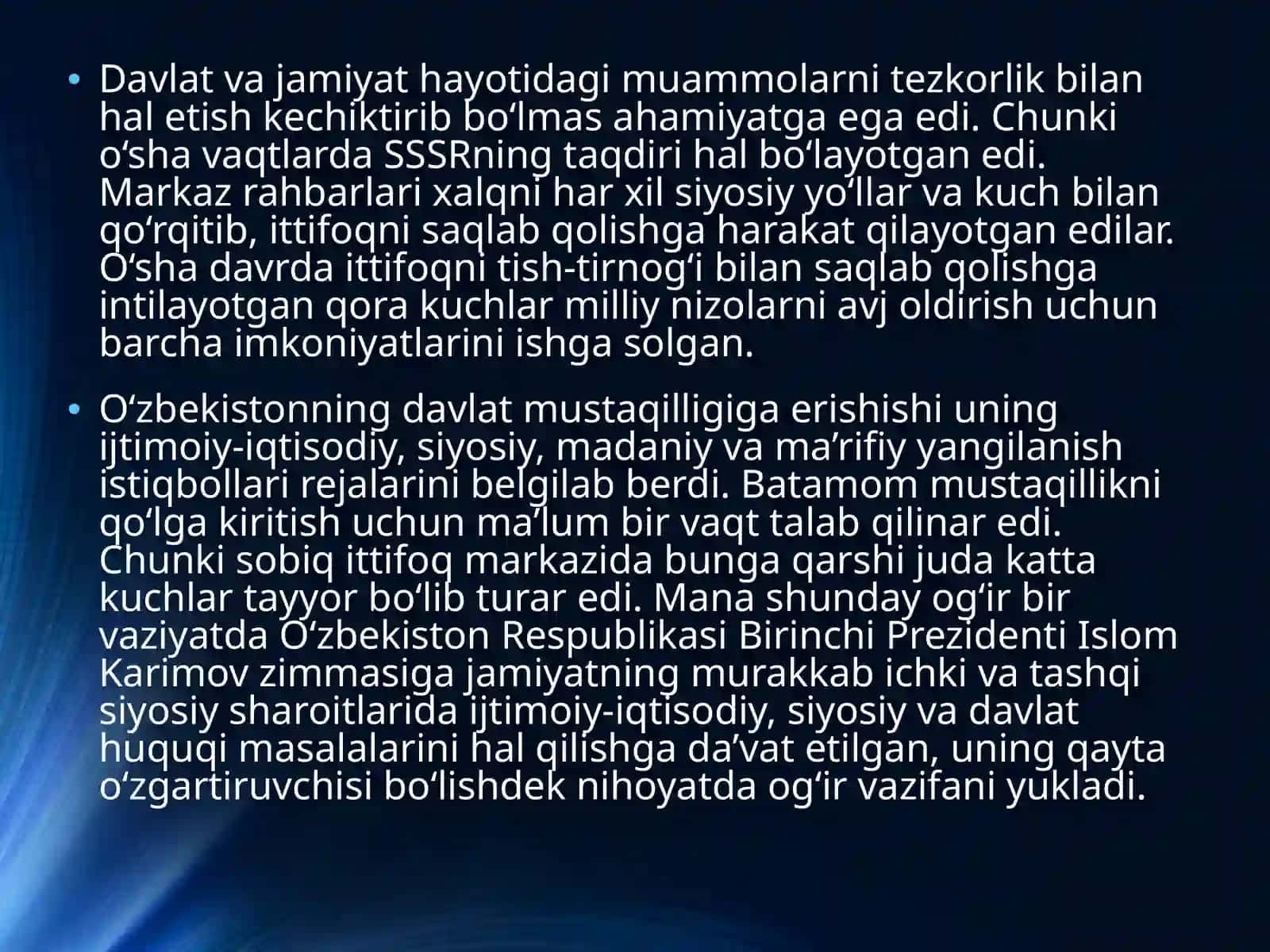 Mustaqillik deklaratsiyasi tarixi 4