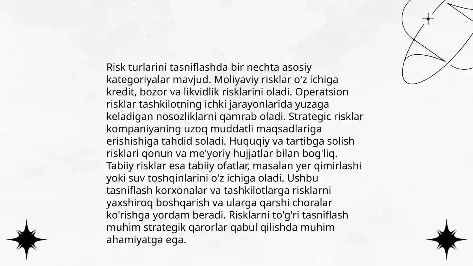 Risklarni boshqarish asoslari 4