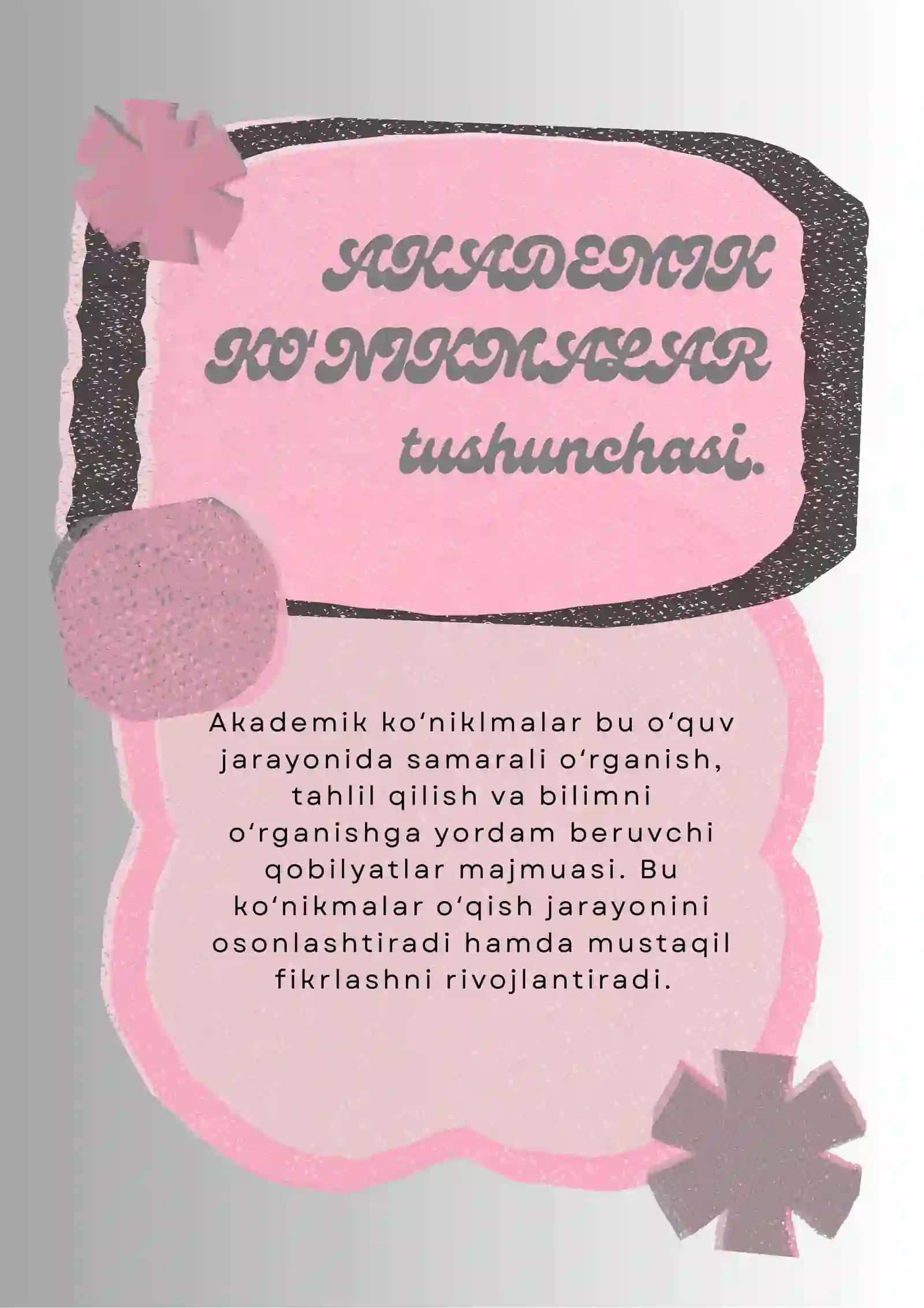 Akademik koʻnikmalar va kasbiy kompetentlik faniga kirish mavzusida prezentatsiya 4