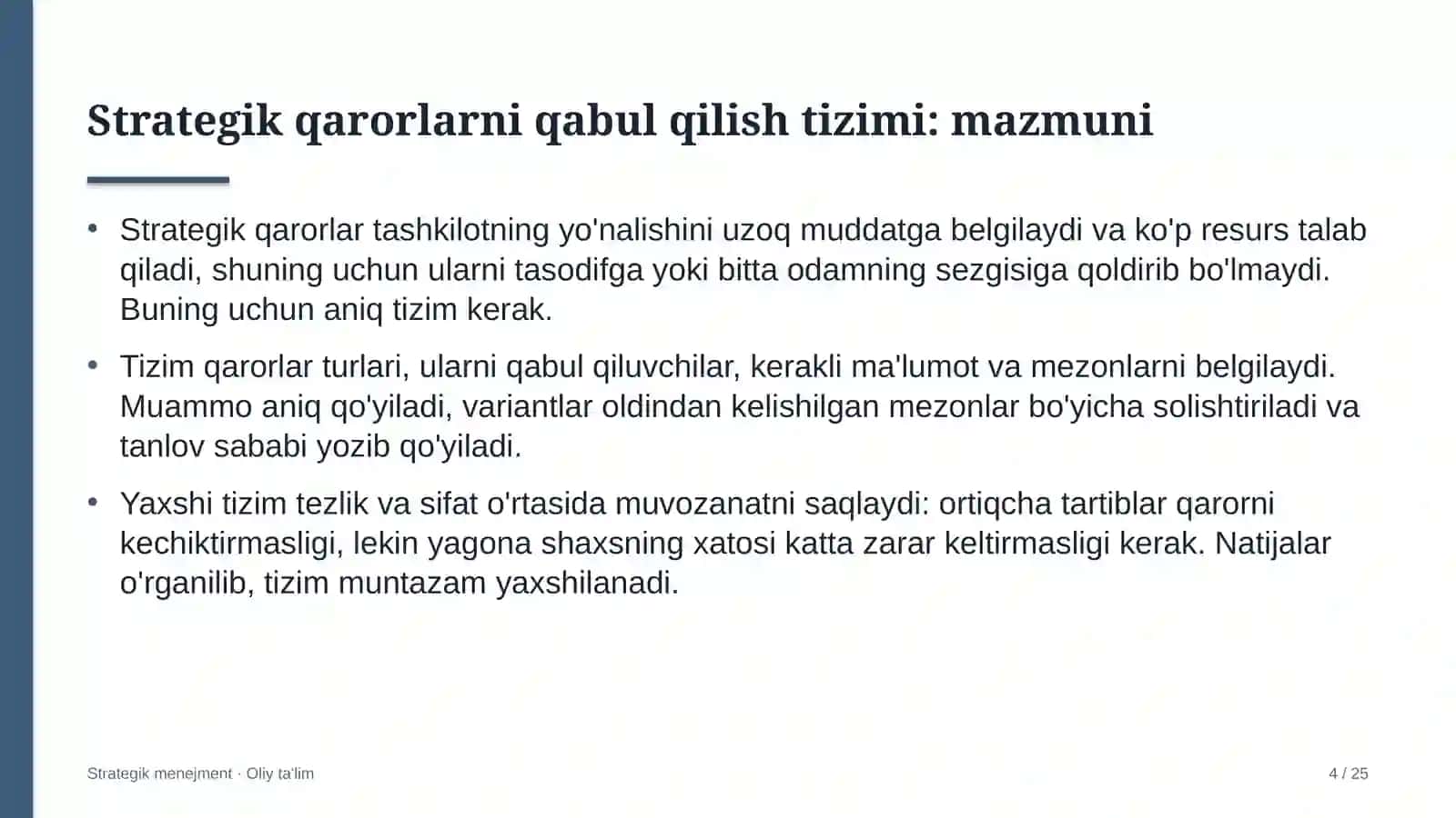 energetika ta'mirlash korxonalarida strategik qarorlarni qabul qilish tizimi 7068 4