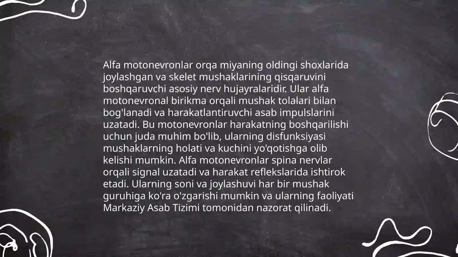 Orqa miyaning harakatlantiruvchi neyronlarining turlari,ularning morfofunksional xususiyatlari 4