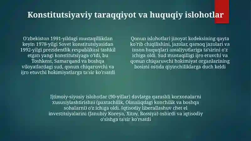 Mustaqillikka erishishda O'zbekistonda ijtimoiy-siyosiy jarayonlar 4