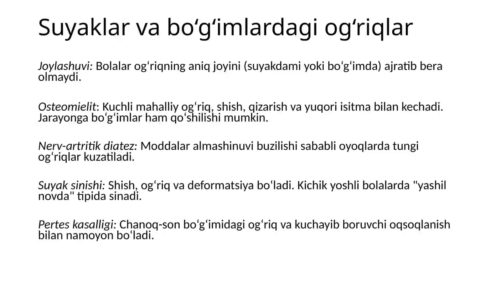Suyak-bo'g'im va mushaktilarini aniqlash usullari 4