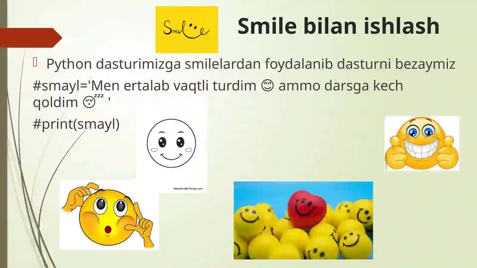 Python dasturlash tilida matnlar bilan ishlash 4