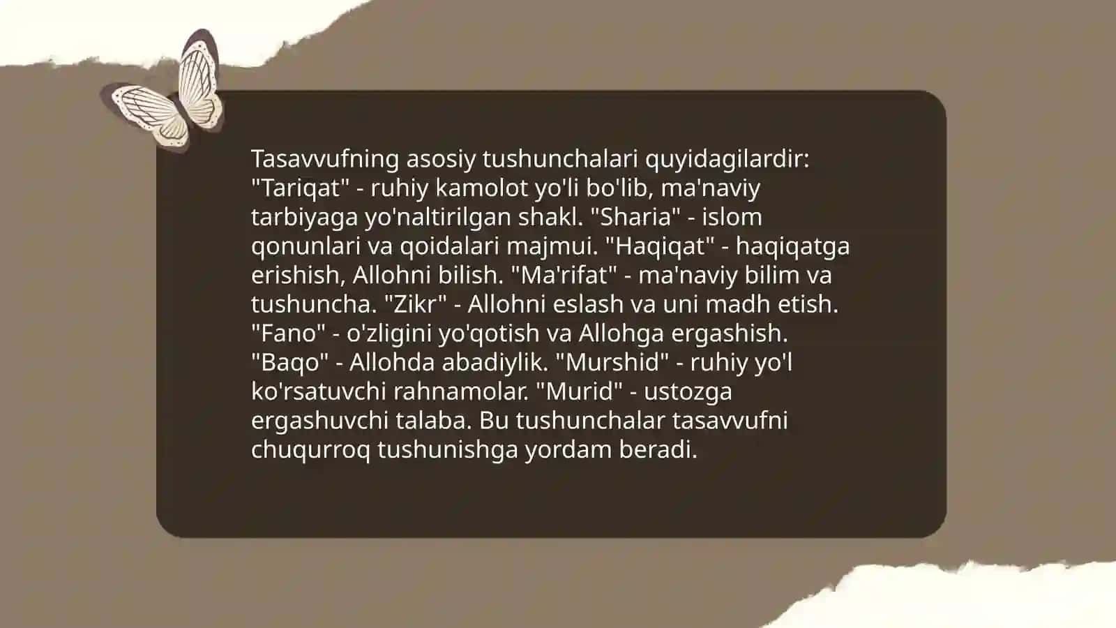 Tasavvuf taʼlimoti 4