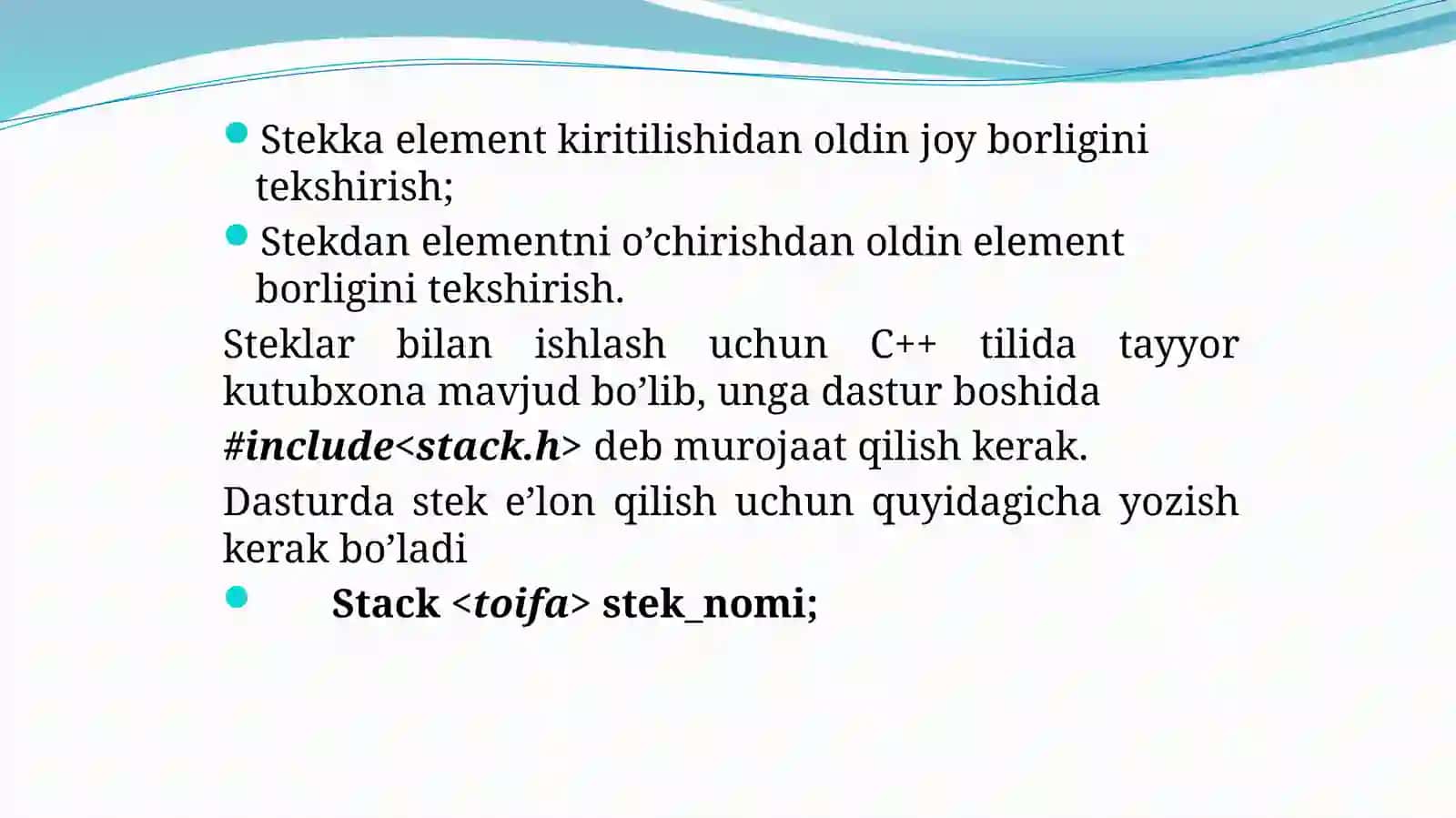 Konteynerlar kutubxonasi 4
