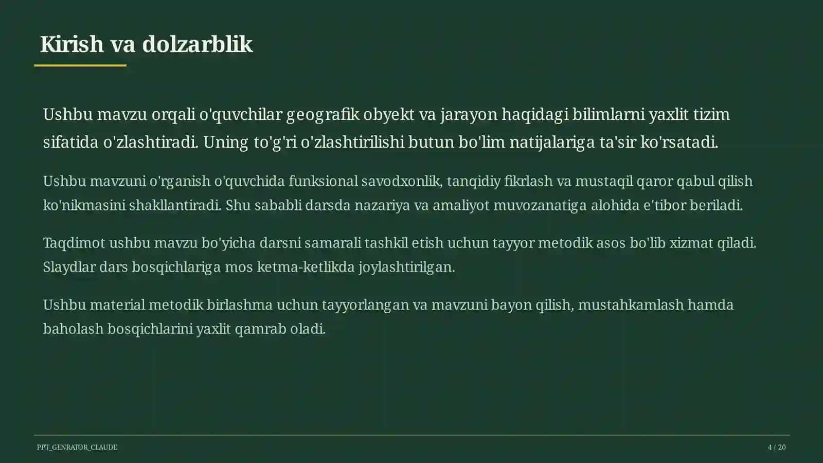 O'zbekistonning ichki suvlari: Amudaryo va Sirdaryo (8-sinf) 4