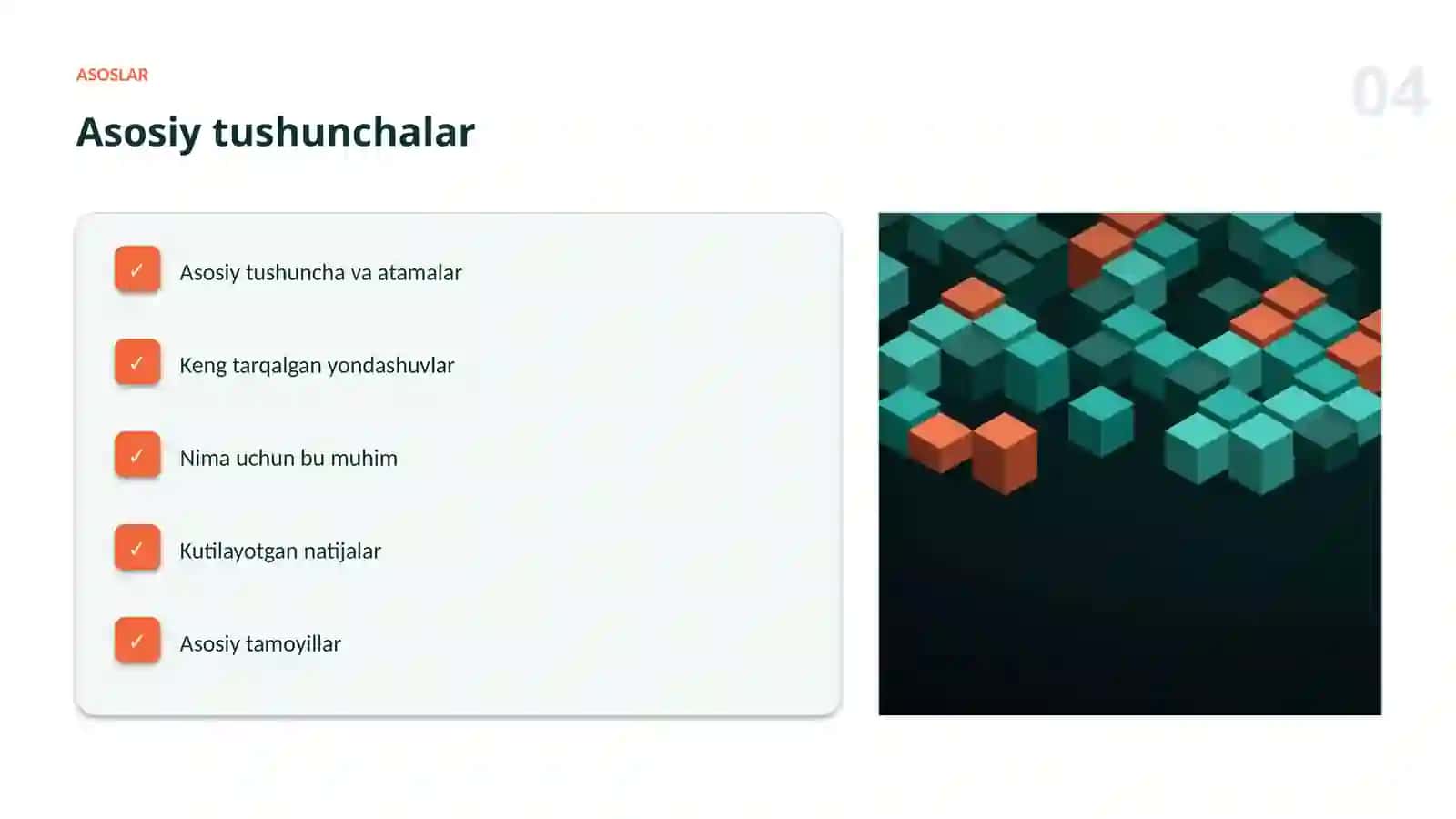 AI MA'LUMOTLAR BILAN ISHLASH 4