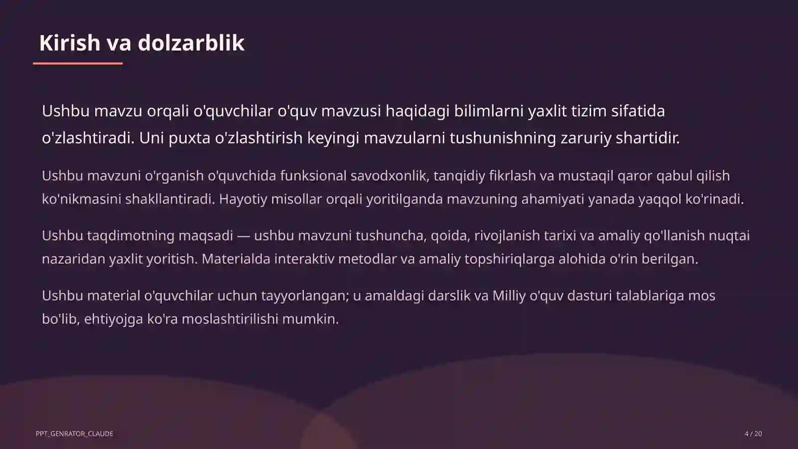 Ekologik ta'lim: iqlim o'zgarishi, suv tejash va chiqindilarni saralash 4
