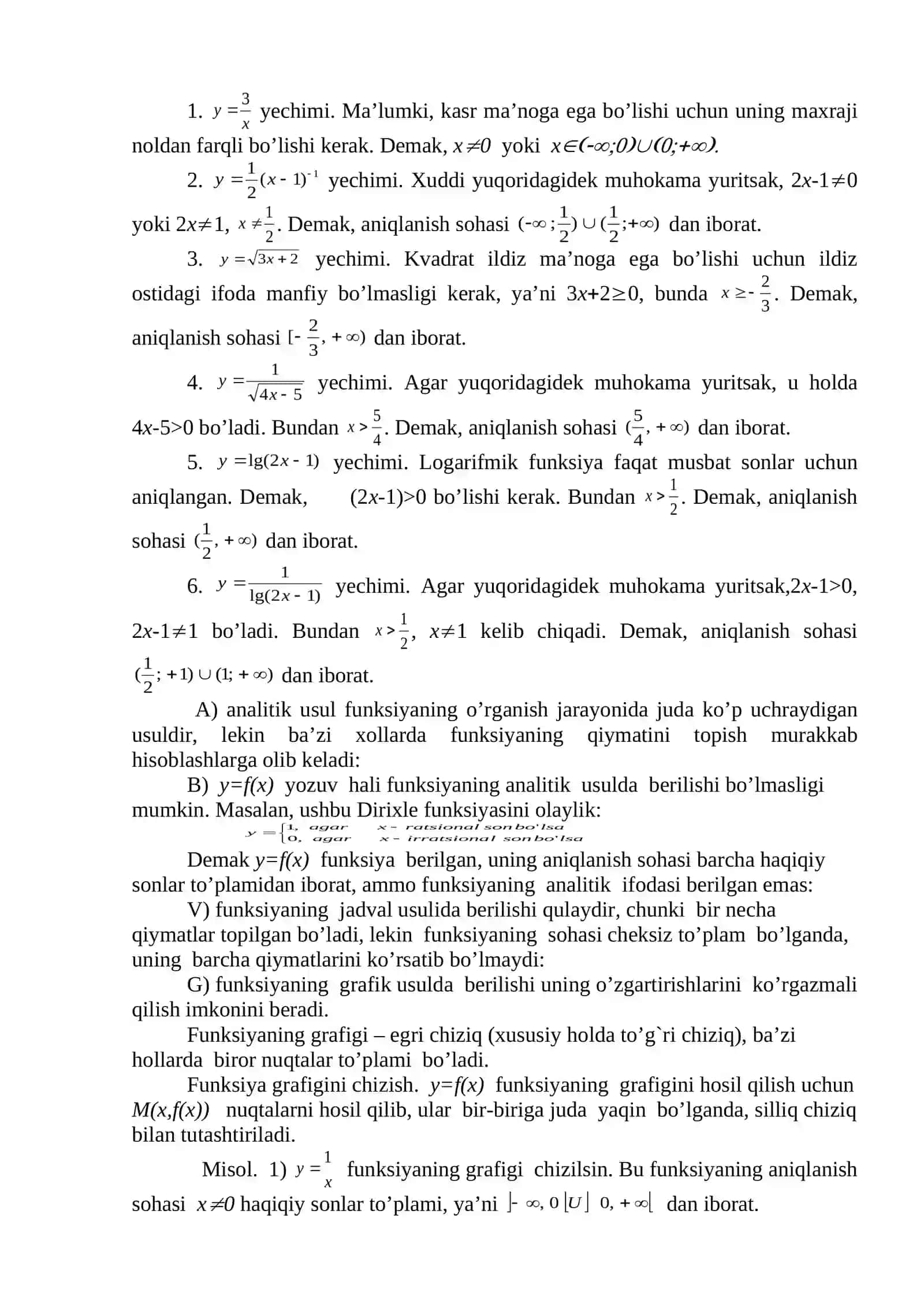 Asosiy elementar funksiyalar 4