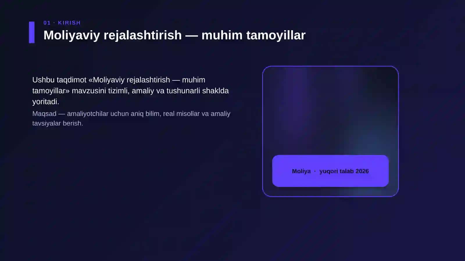 Moliyaviy rejalashtirish — muhim tamoyillar 4