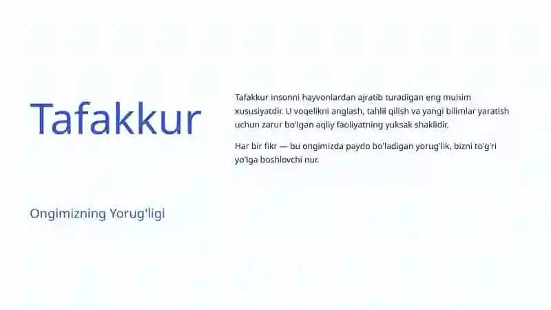 Tafakkur va Uning Turlari 4