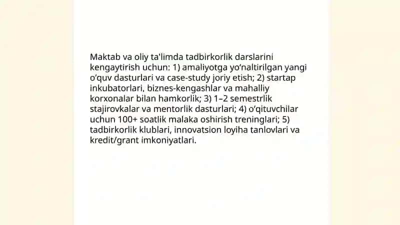 Tadbirkorlik faoliyati 4