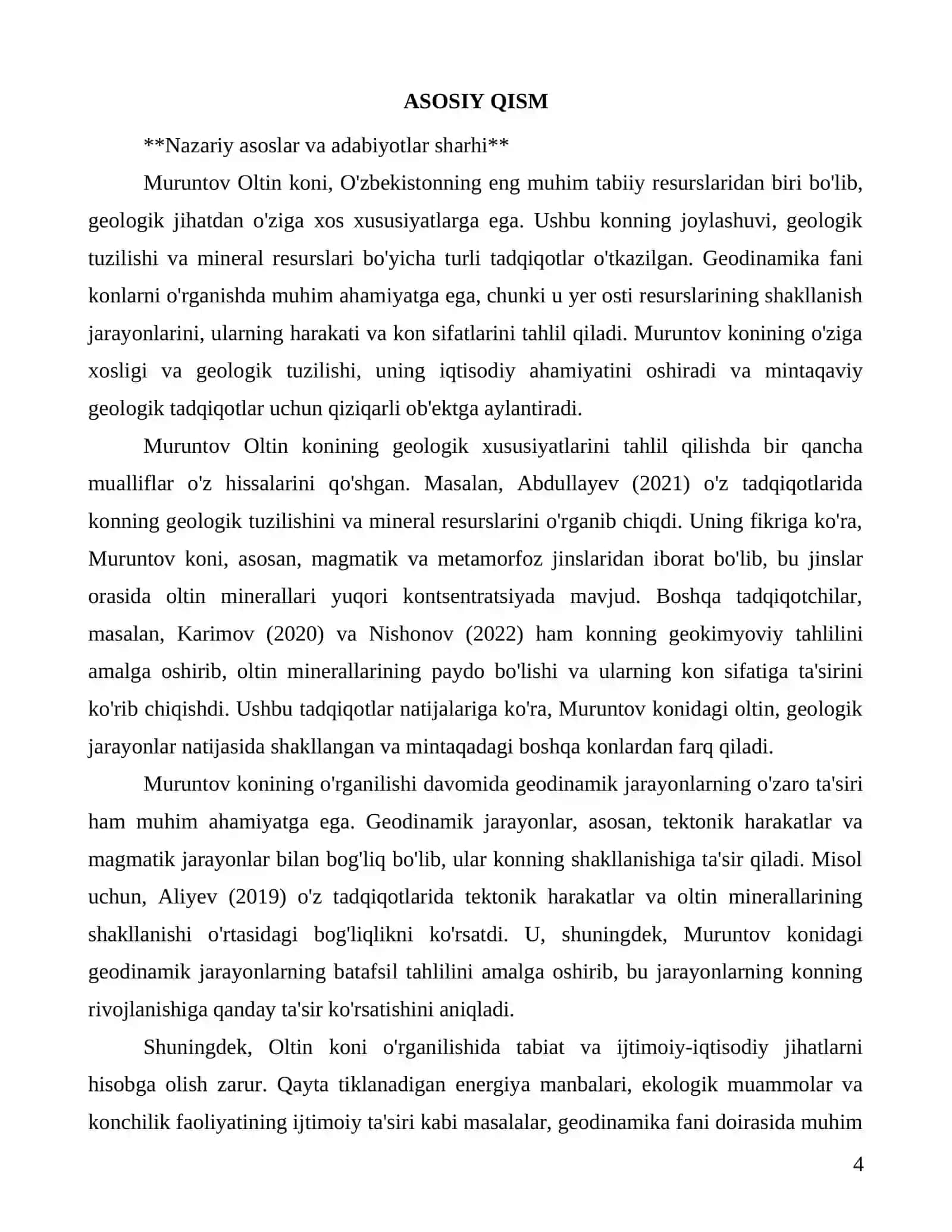 Muruntov oltin konining geodinamika xususiyatlari va o'rganilishi 4