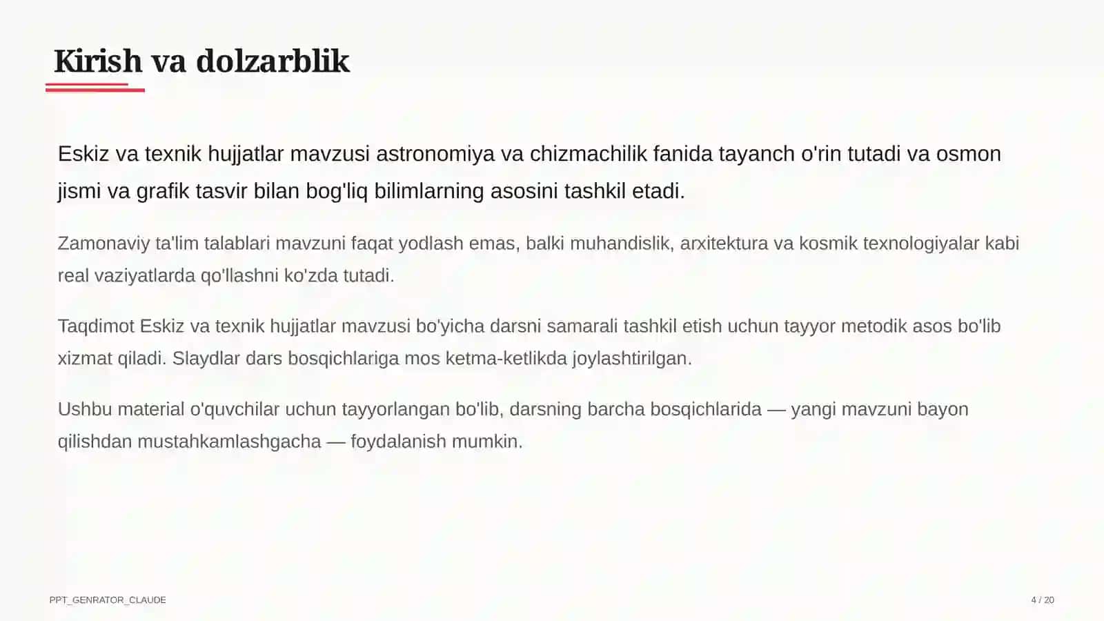 Eskiz va texnik hujjatlar (9-sinf) 4
