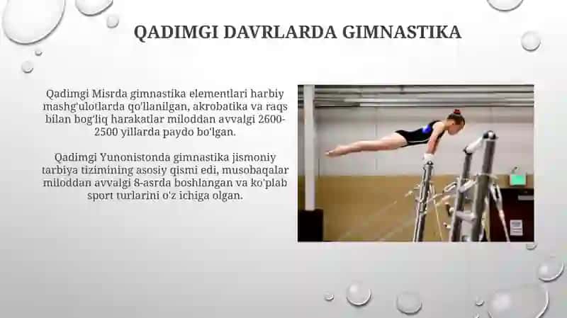 Gimnastikaning tarixi va rivojlanish bosqichlari 4