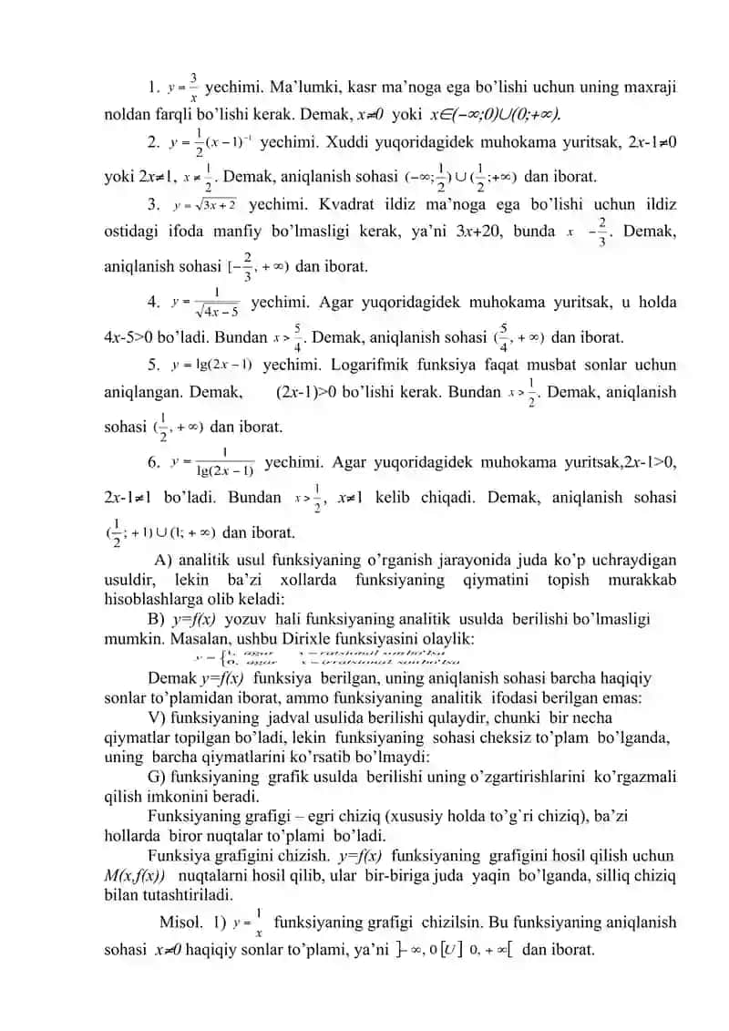 Asosiy elementar funksiyalar 4
