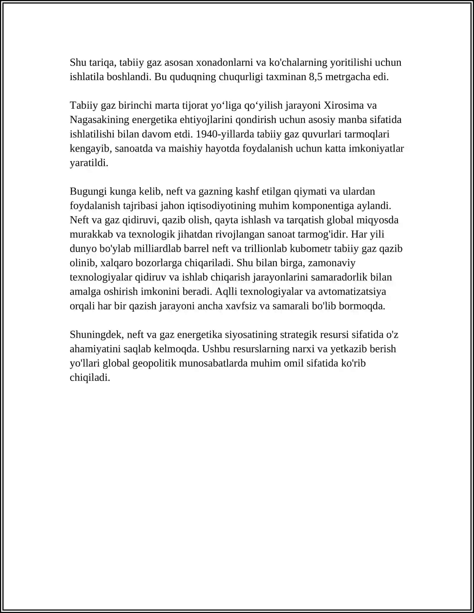 NEFT VA GAZGA GEOLOGIK-QIDIRUV ISHLARINING RIVOJLANTIRISH TARIXI 4