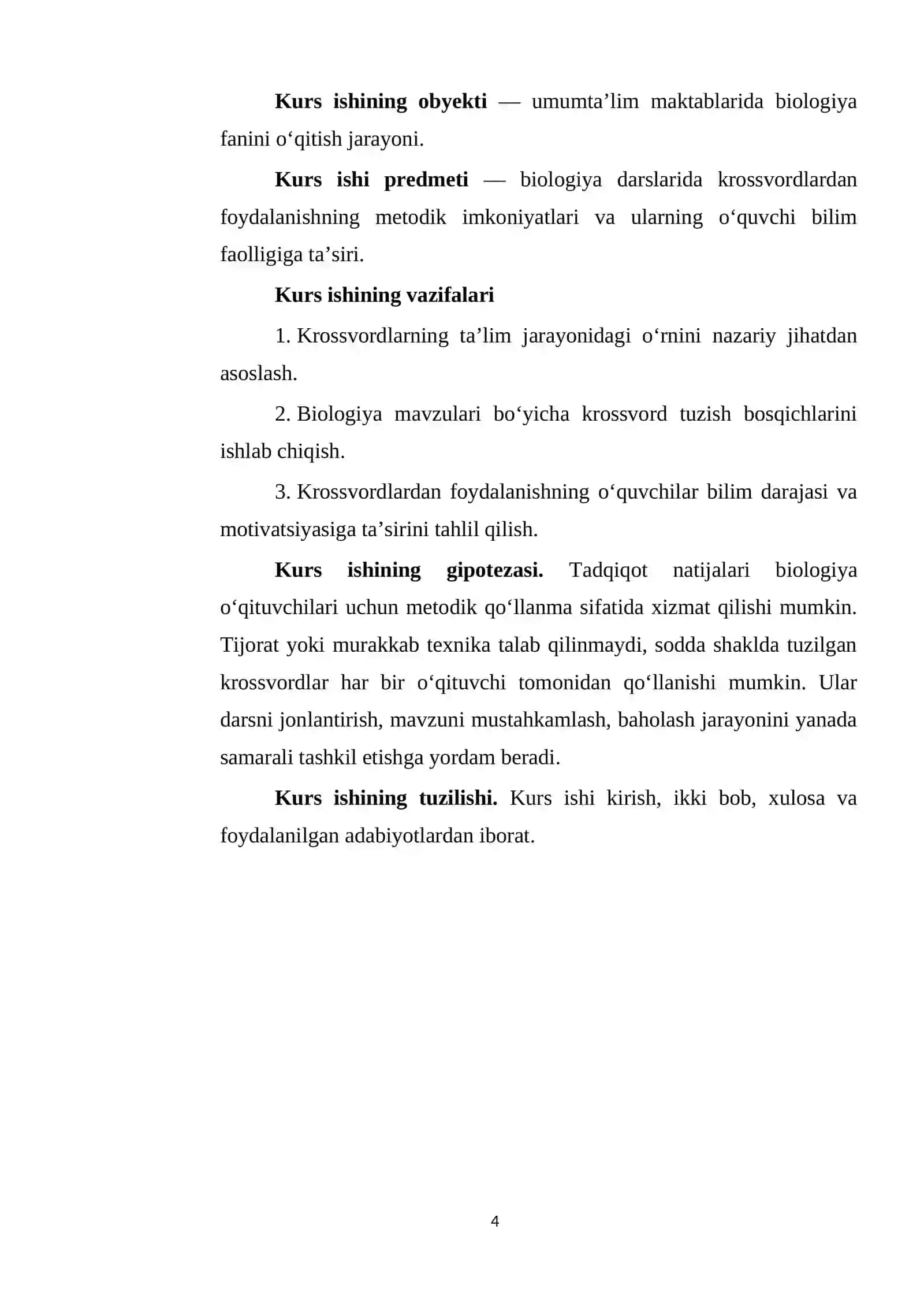 Biologiya Fanidan Krassvordlar Tuzish va Ulardan Foydalanish 4