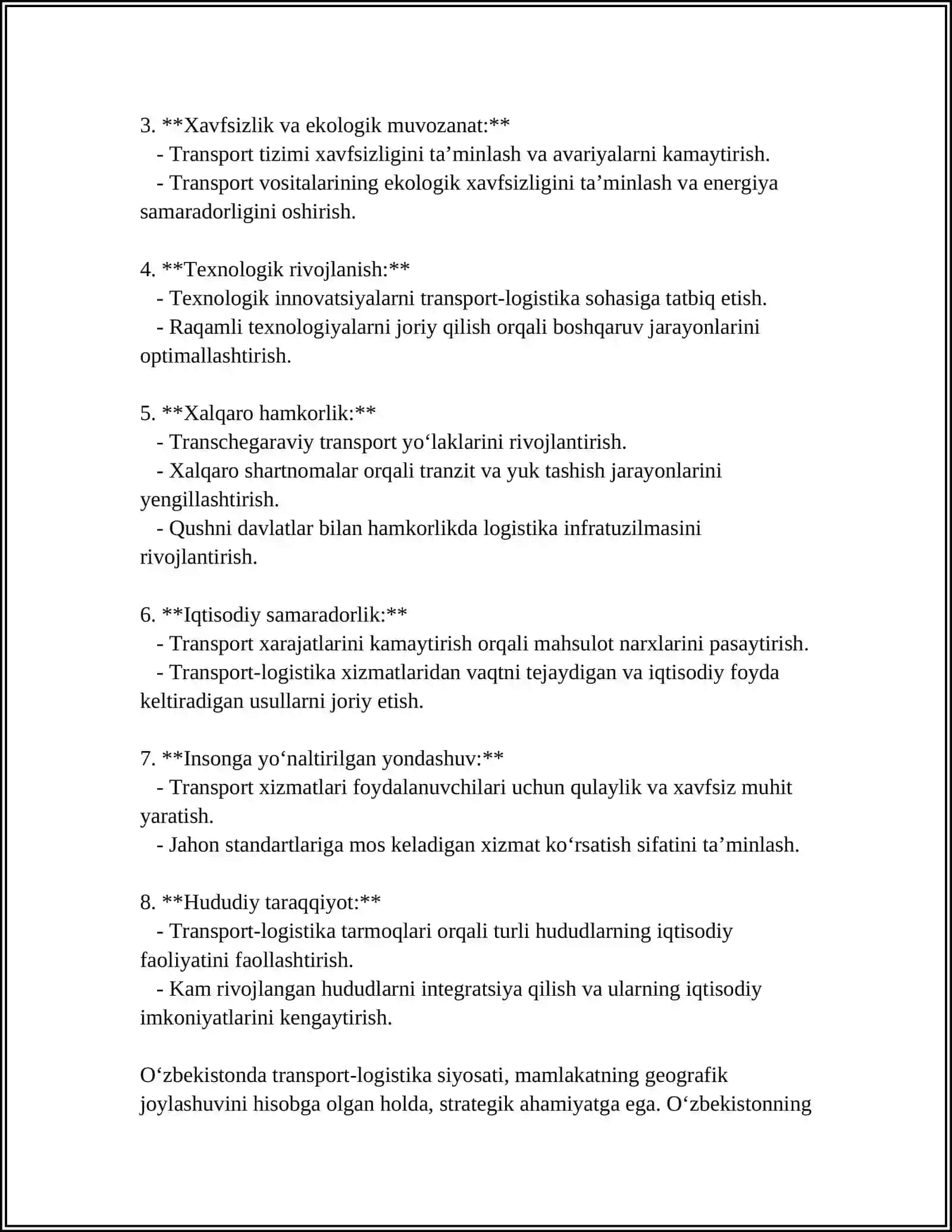 DAVLATNING TRANSPORT LOGISTIKA SOYOSATI 4