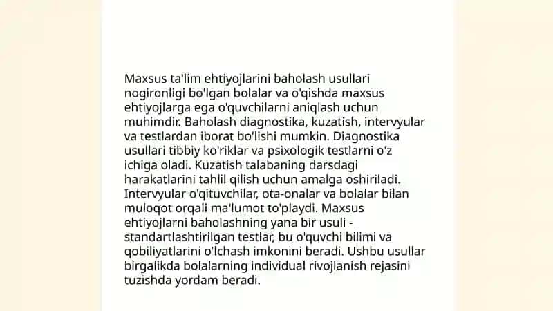 Intelektual yetishmovchiligi bo'lgan bolalar uchun inklyuziv ta'lim strategiyalari 4
