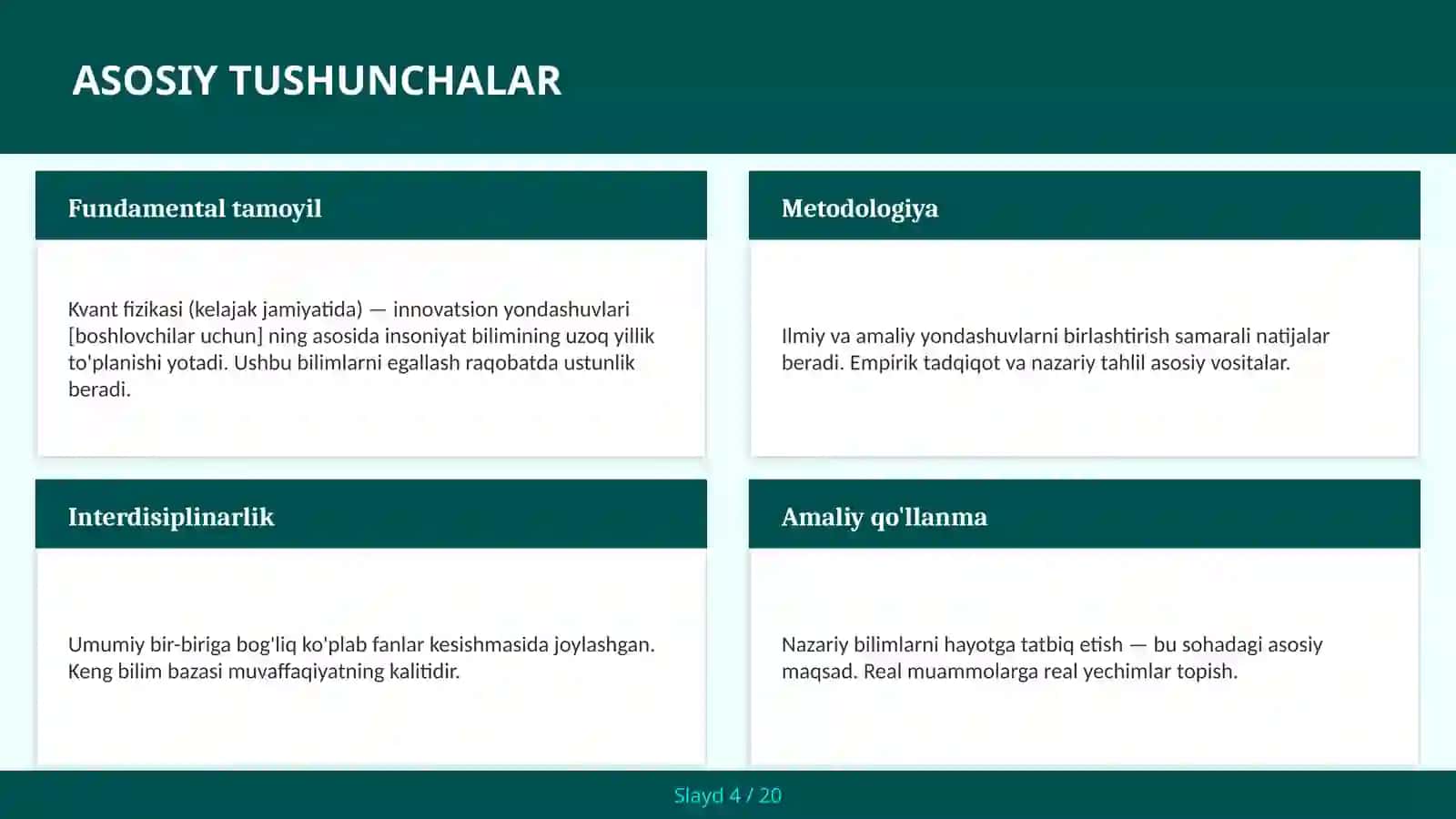 Kvant fizikasi (kelajak jamiyatida) — innovatsion yondashuvlari [boshlovchilar uchun] 4