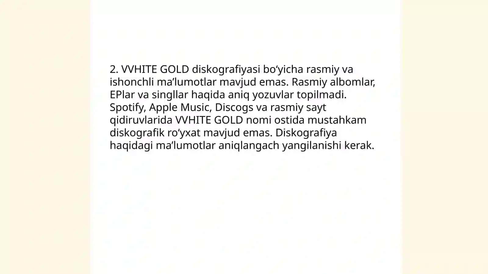 VVHITE GOLD 4