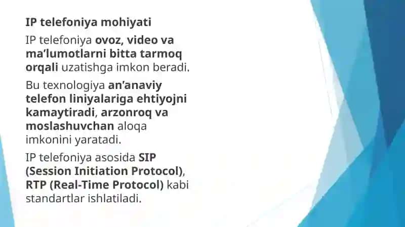 IP telefoniya (VoIP) 4