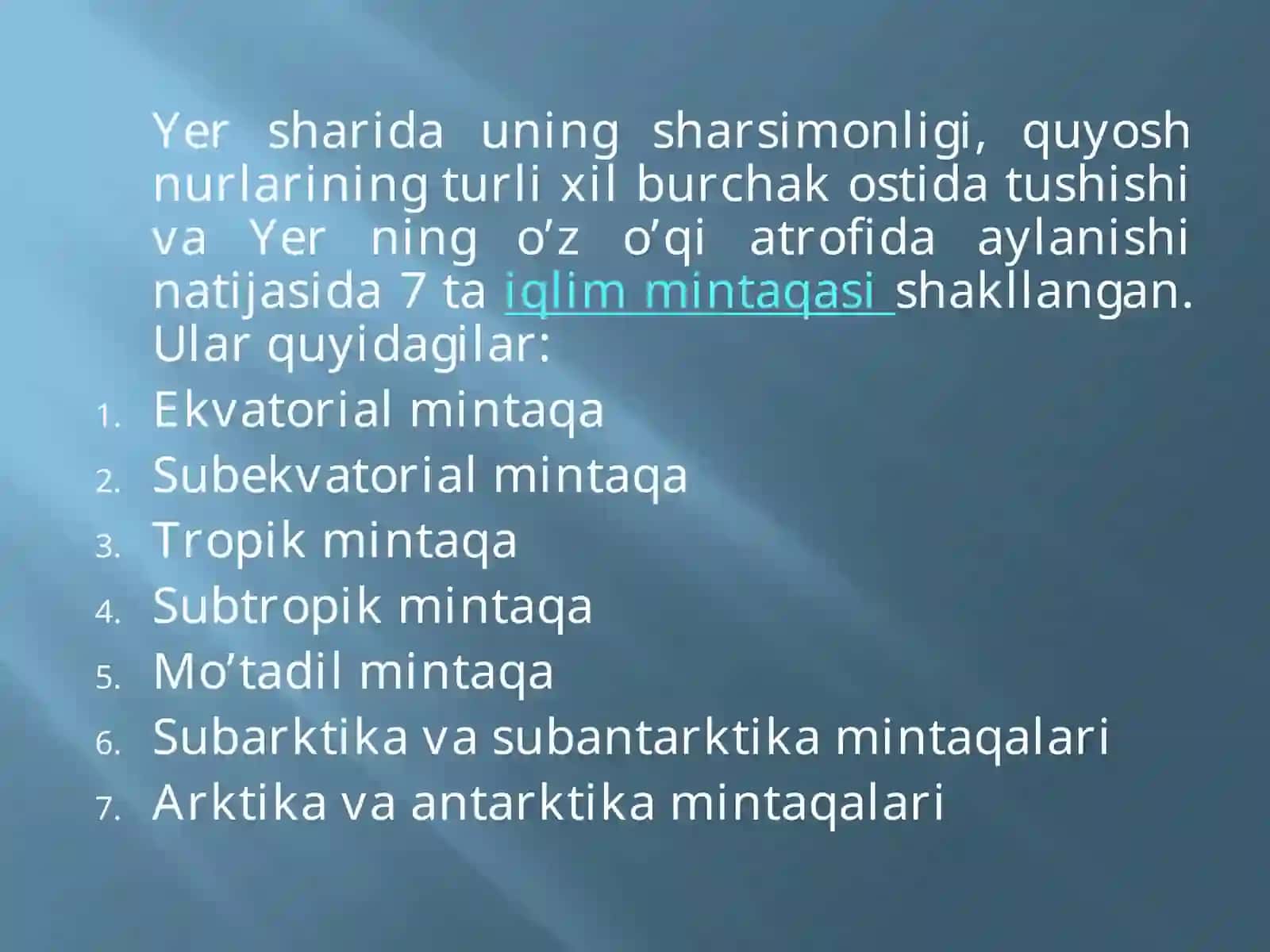ГЕОГРАФИЯ ЎҚИТИШ МЕТОДИКАСИ 4