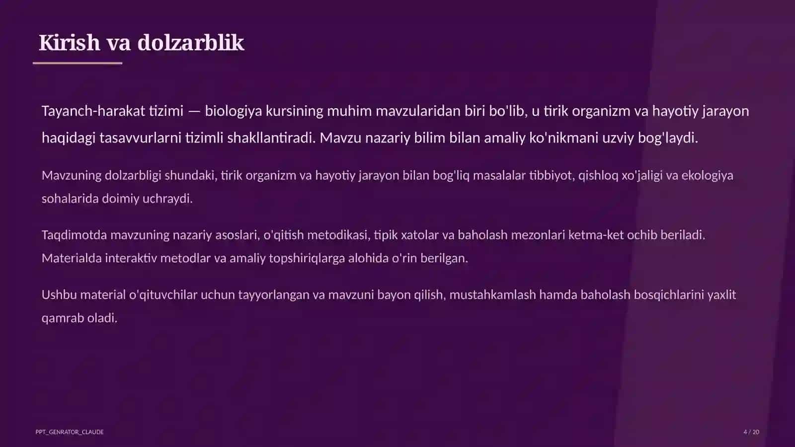 Tayanch-harakat tizimi (8-sinf) 4