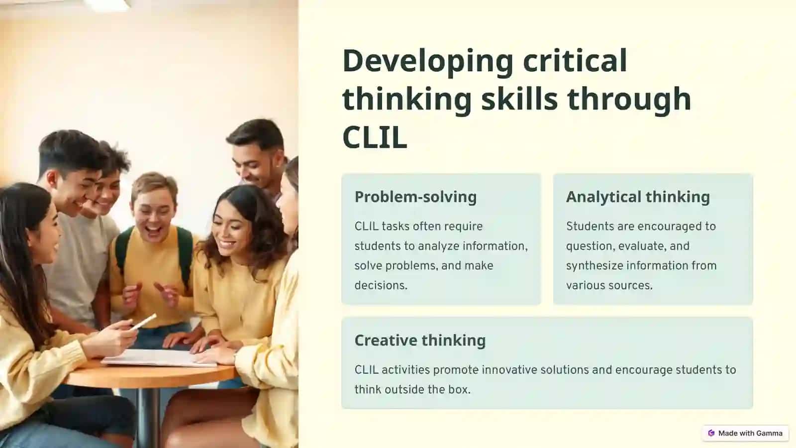 The Role of CLIL Methodology in Developing Students' Written and Oral Language Skills 4