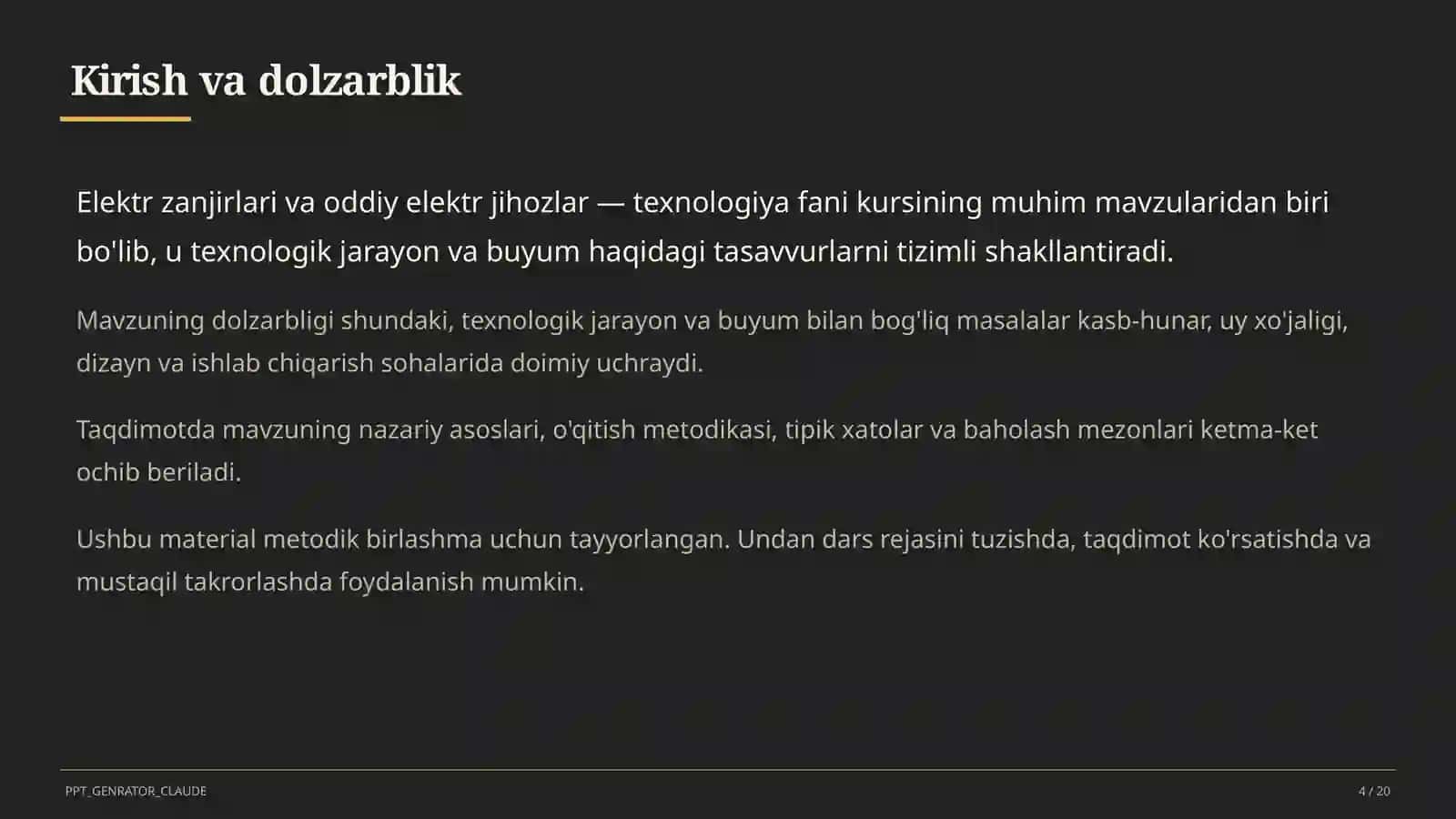 Elektr zanjirlari va oddiy elektr jihozlar (7-sinf) 4