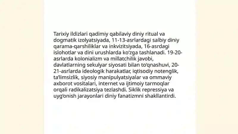 Diniy fanatizm 4