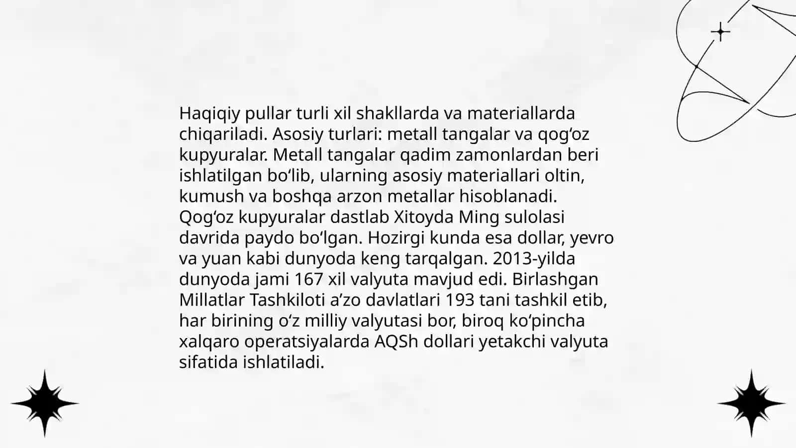 Haqiqiy pullarning tarixi 4