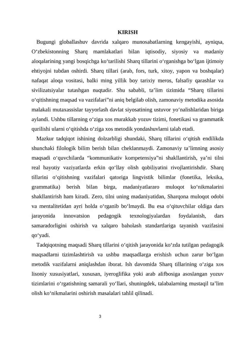 Sharq tillarini o‘qitishning maqsad va vazifalari 4