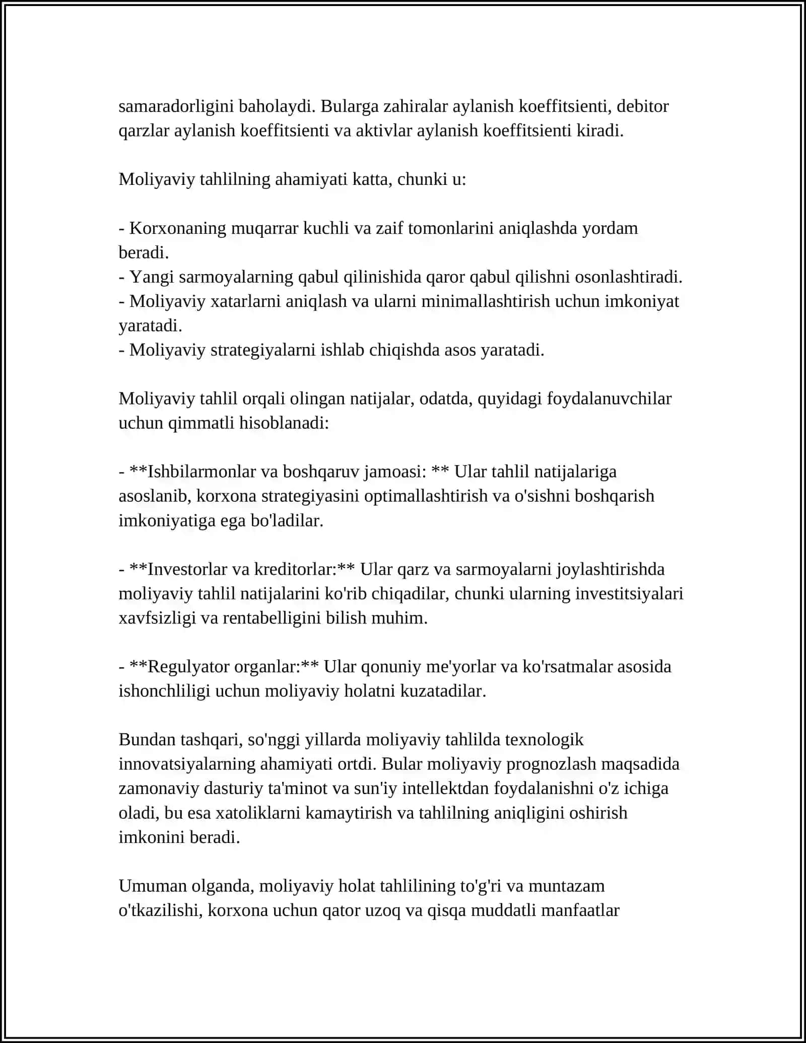 Moliyaviy Hisobot Tahlili 4