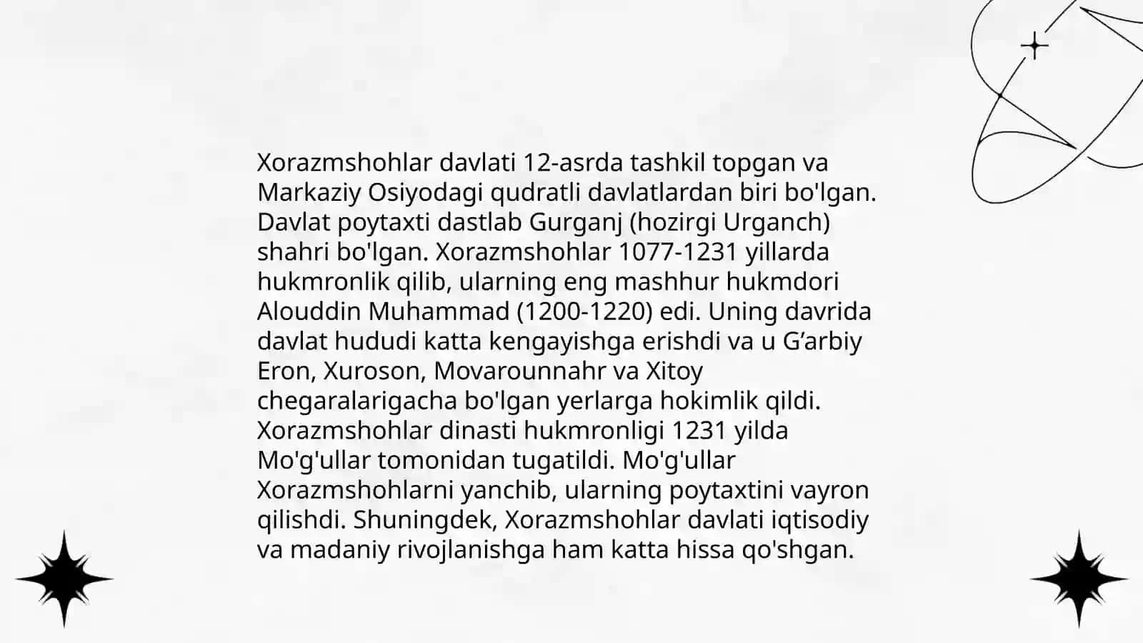 O‘zbek davlatchiligining shakllanishi va taraqqiyot boshqichlari 4