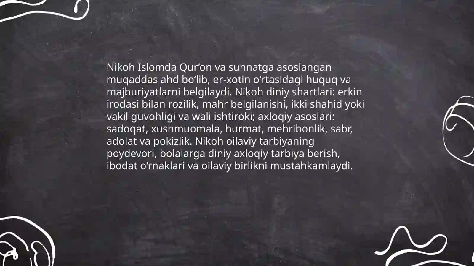 Islom dini va oiladagi tarbiya 4