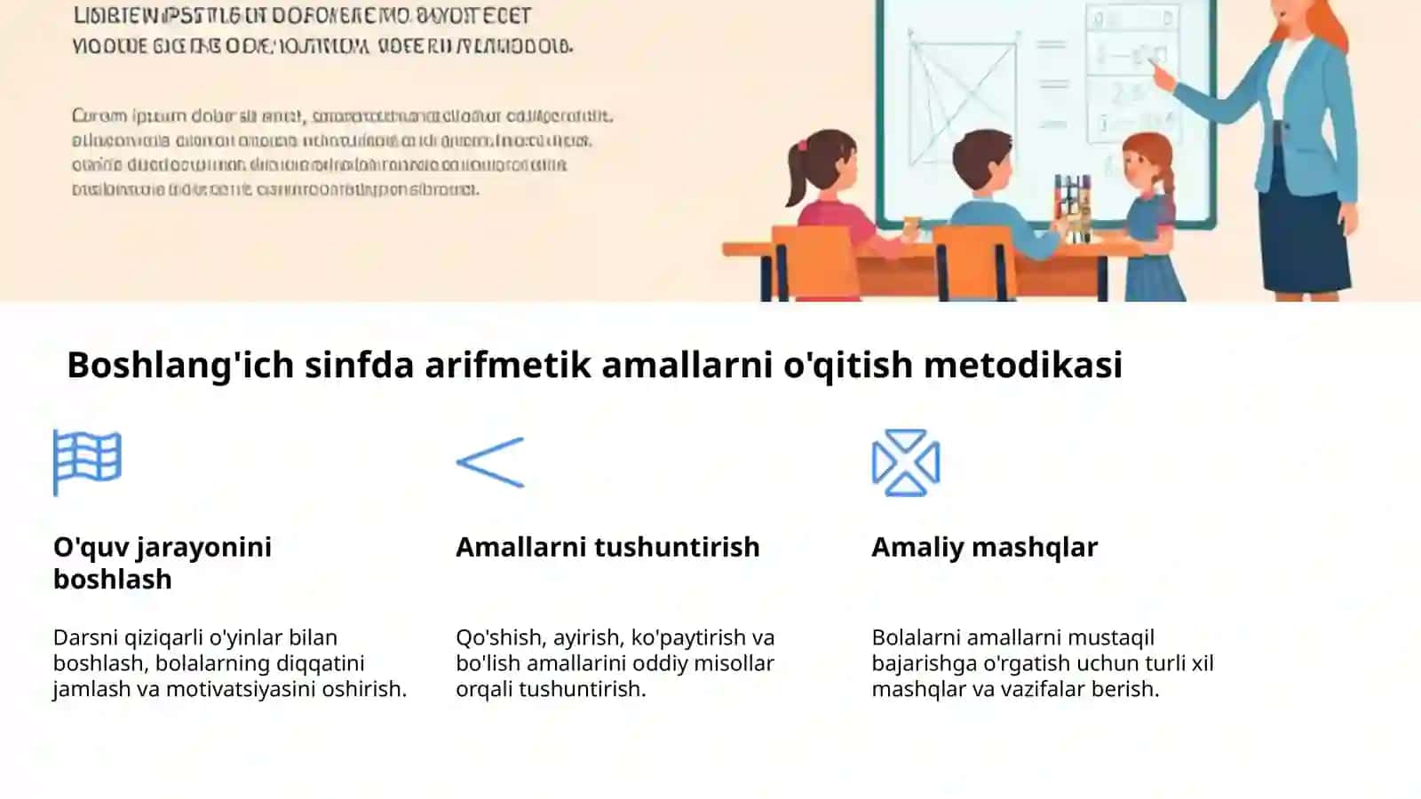 Boshlang'ich sinf matematika metodikasi 4
