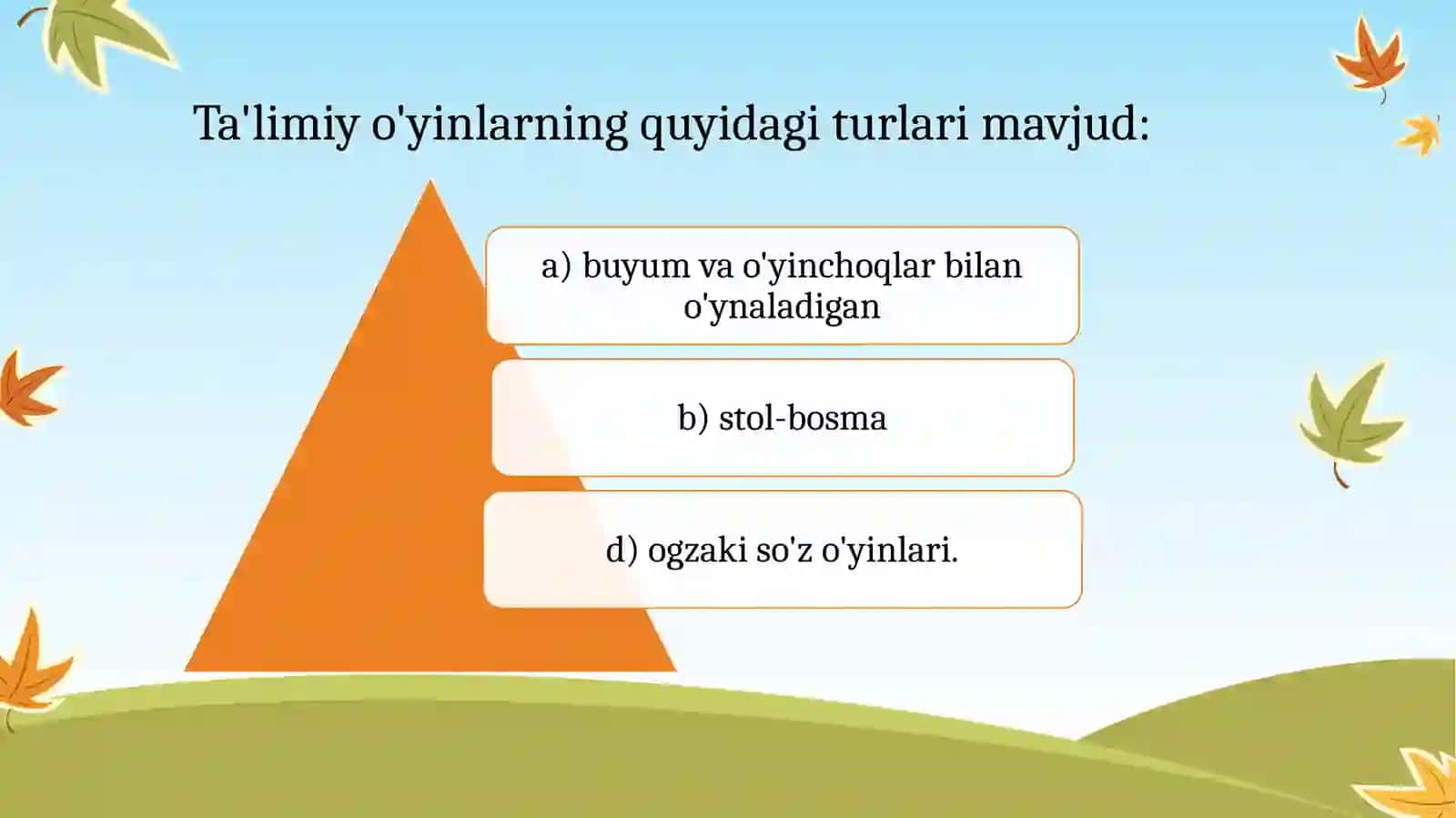 NUTQ O’STIRISH NAZARIYASI VA TEXNOLOGIYALARI FANIDAN TAQDIMOT 4