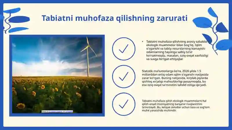 Tabiatni muhofaza qilish va undan foydalanishda umumiy geografik qonunlarni bilishning ahamiyati 4