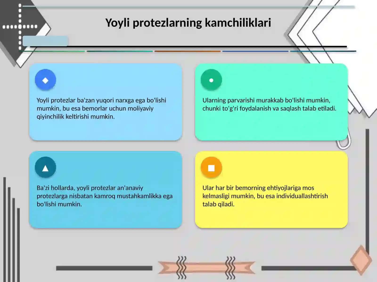 Zamonaviy protez tayyorlashda ishlatiladigan xomashyolar 4